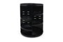 Hermia Organizador de Maquillaje 980302 Negro Plástico 23 x 23 x 30.5 cm